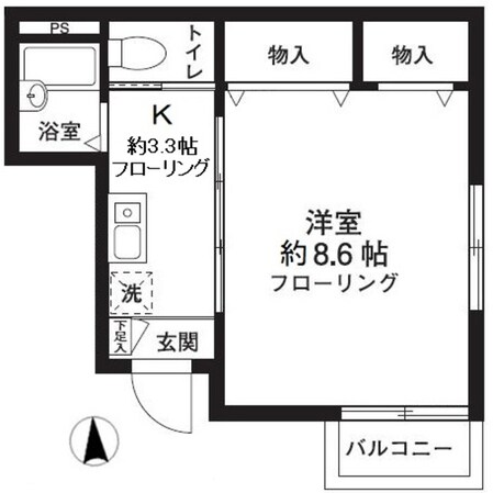 メゾン西2710の物件間取画像